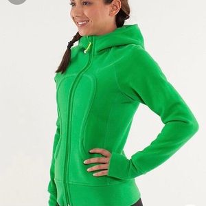 Lululemon Green Scuba Hoodie Size 4